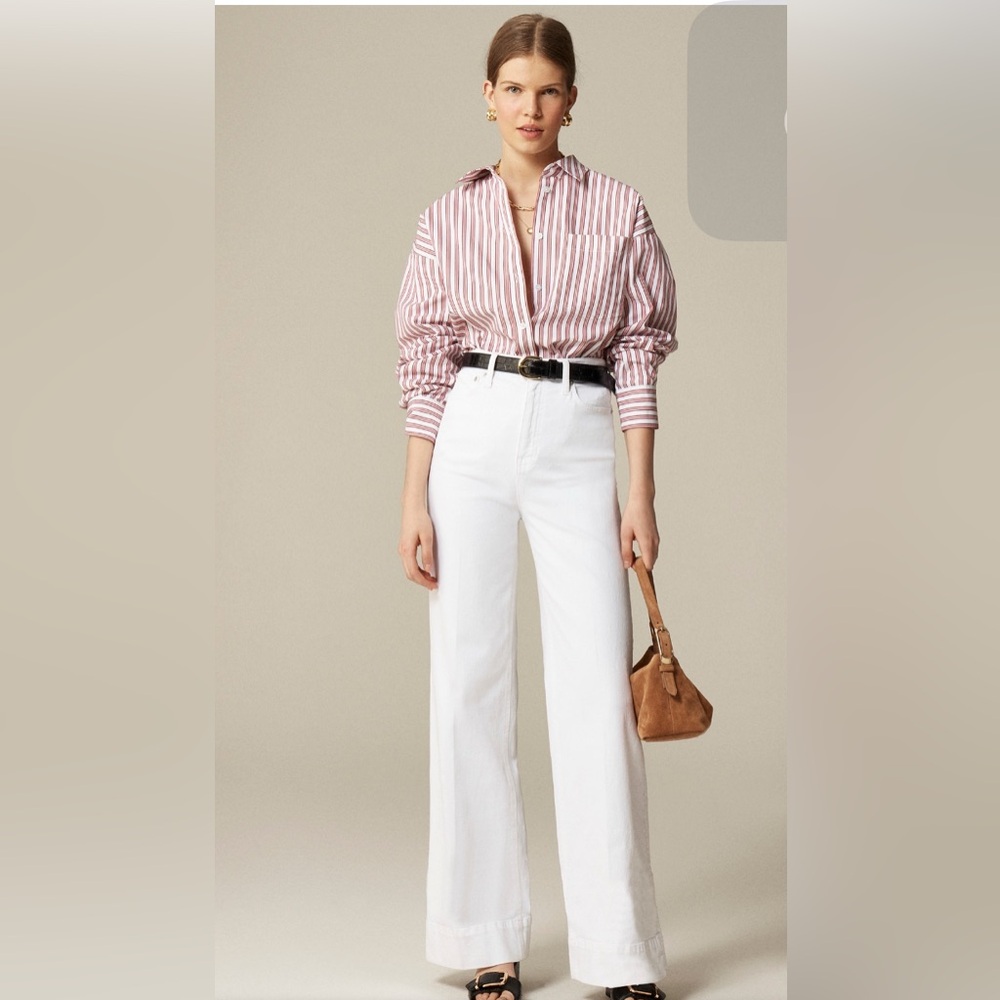 J. Crew New High-rise denim trouser jeans